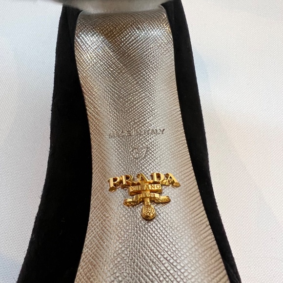 Prada Black Suede Platform Stiletto - Picture 5 of 5